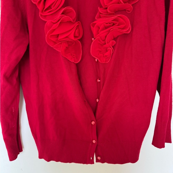 Nina Murati Floral Appliqué Cardigan - Picture 3 of 6